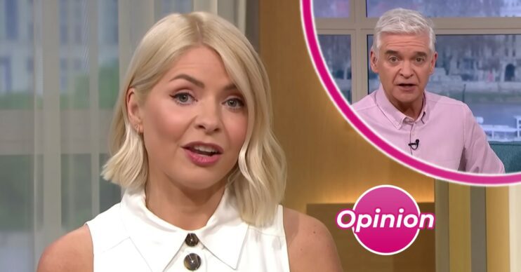 Holly Willoughby and Phillip Schofield on This Morning