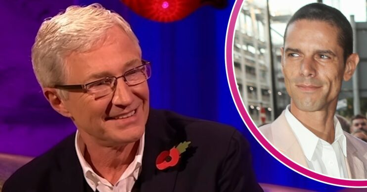 Paul O'Grady smiles/Andre Portasio smiles