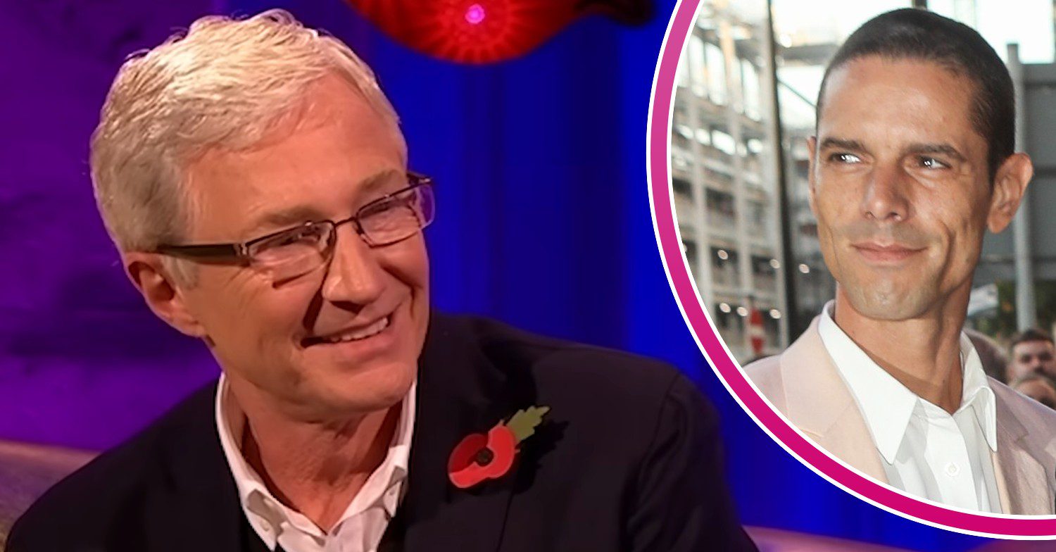 Paul O'Grady smiles/Andre Portasio smiles