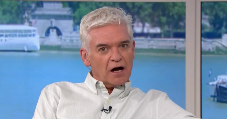 Phillip Schofield looking at the camera on This Morning