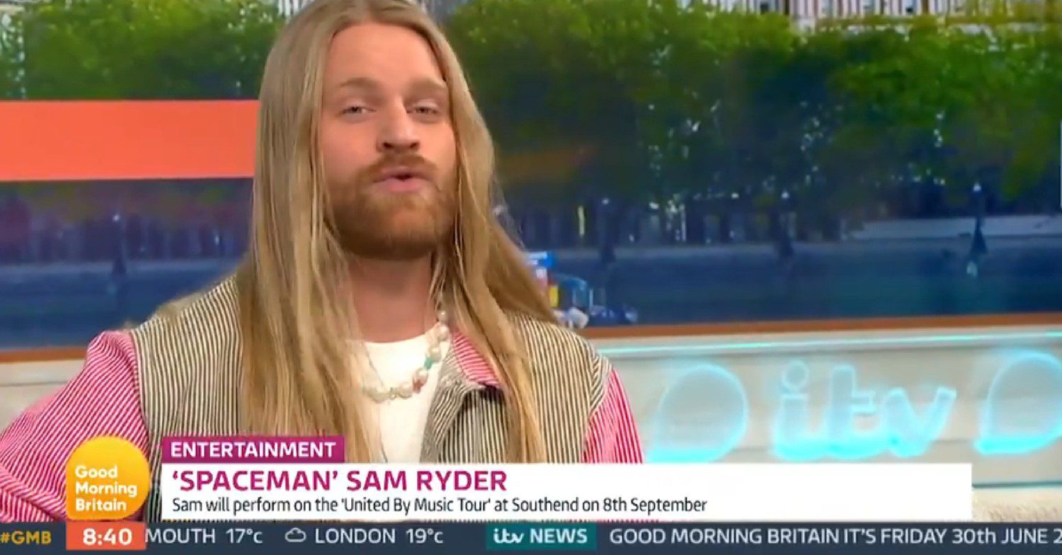 Sam Ryder on GMB today