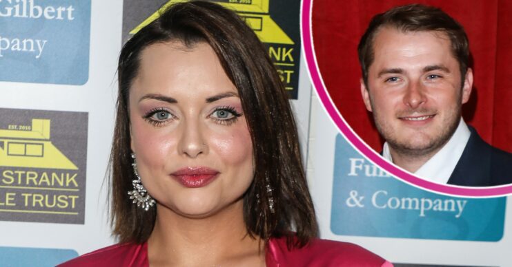Shona McGarty and Max Bowden smiling