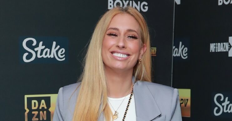 Stacey Solomon smiling