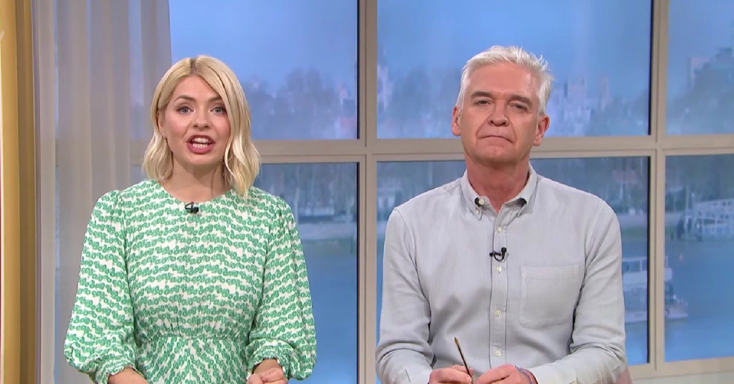 Holly Willoughby and Phillip Schofield on This Morning
