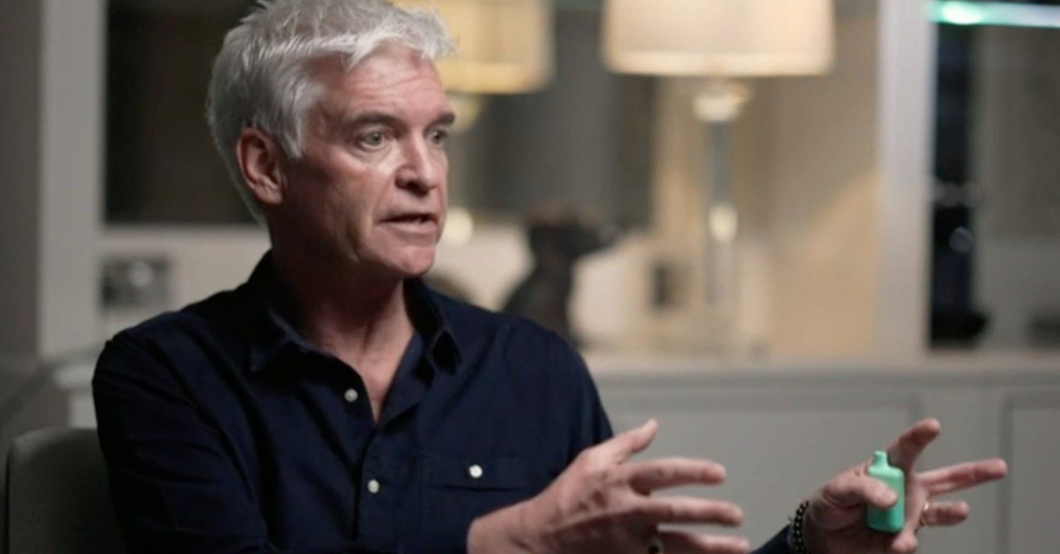 Phillip Schofield during BBC interview