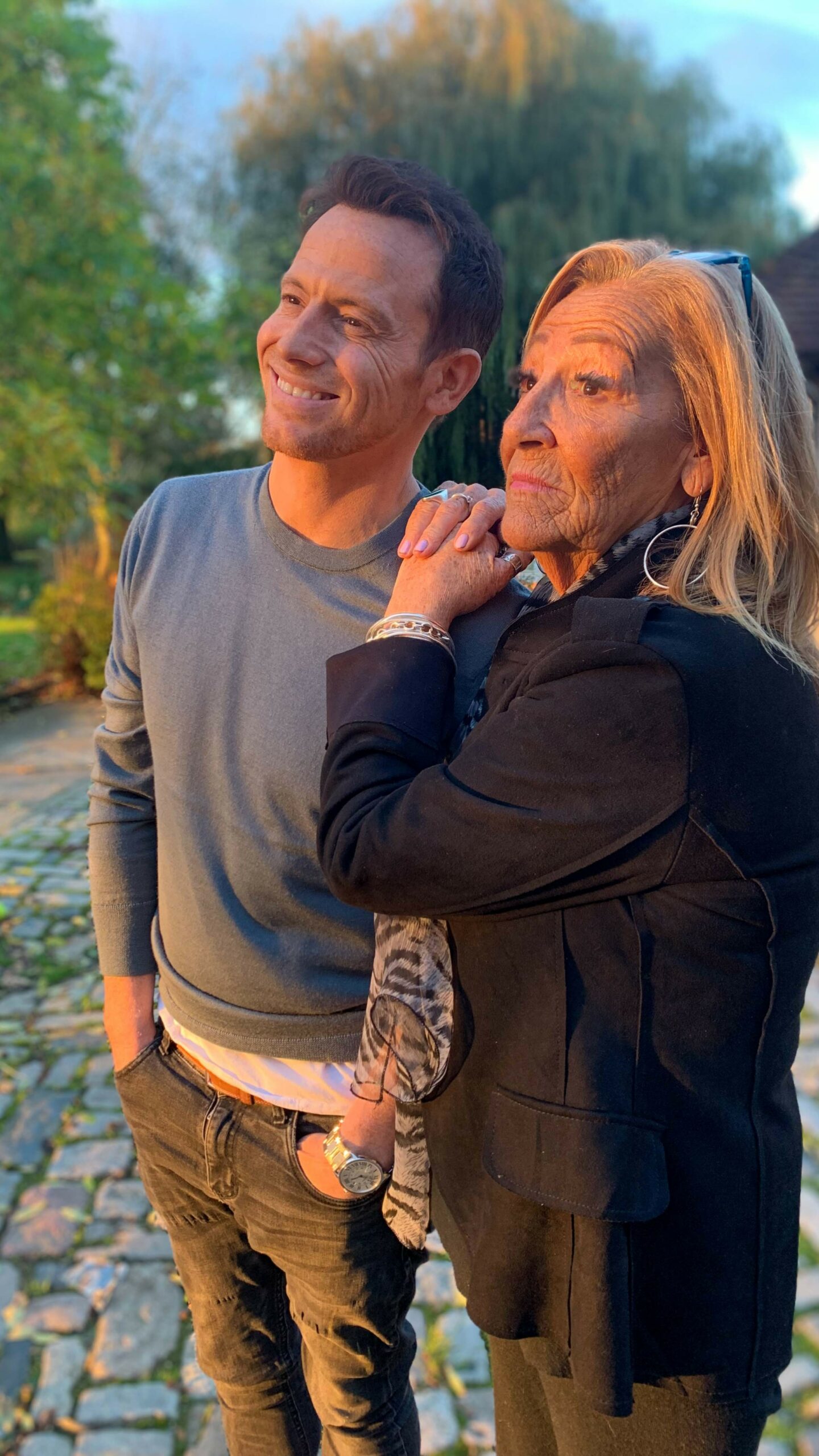 Joe and his mum Kiffy on Joe Swash: Teens in Care