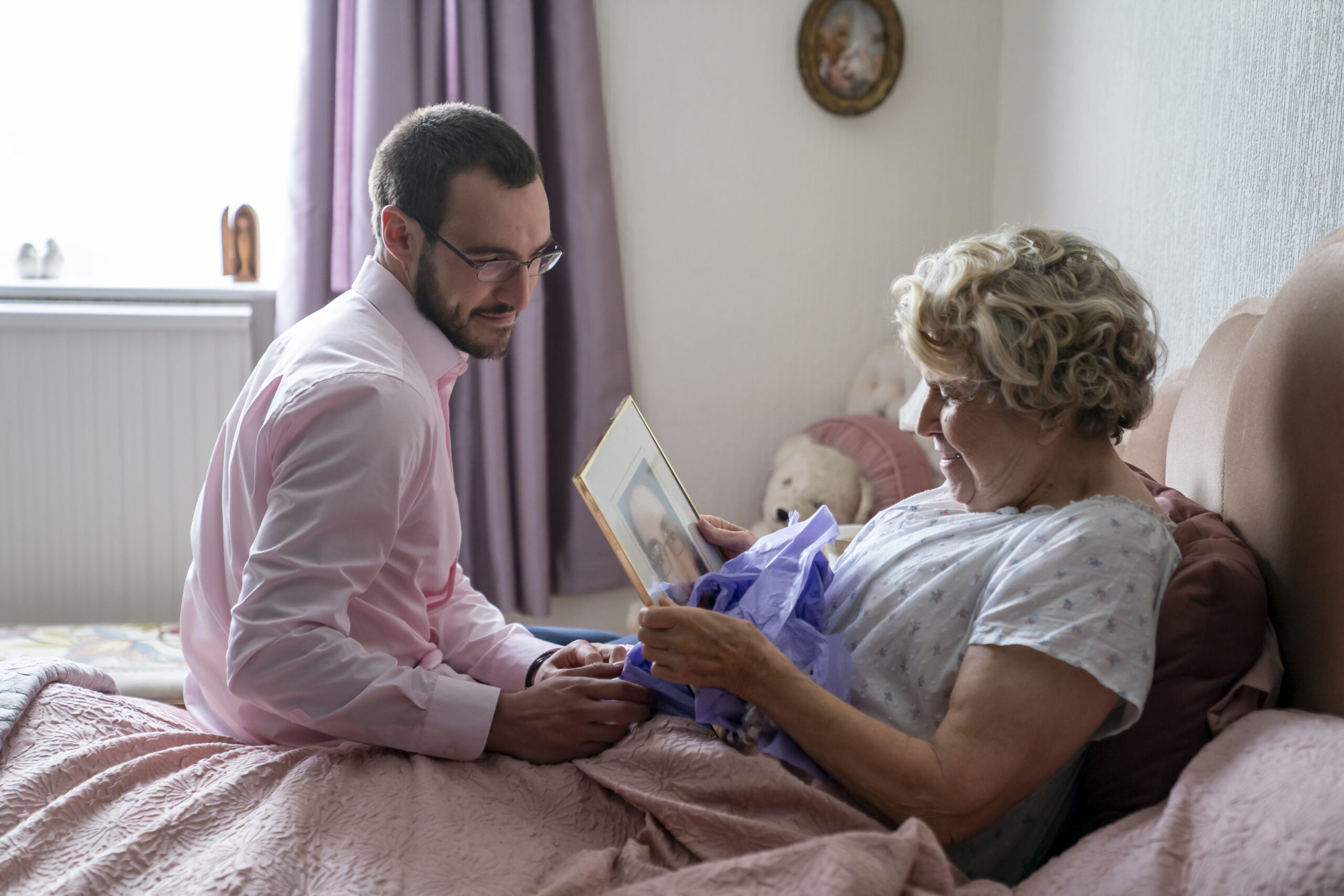 ÉANNA HARDWICKE as Ben Field, and Anne Reid as Ann Moore Martin