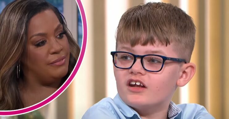Alison Hammond and This Morning guest Luke today