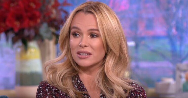 Amanda Holden speaking on This Morning