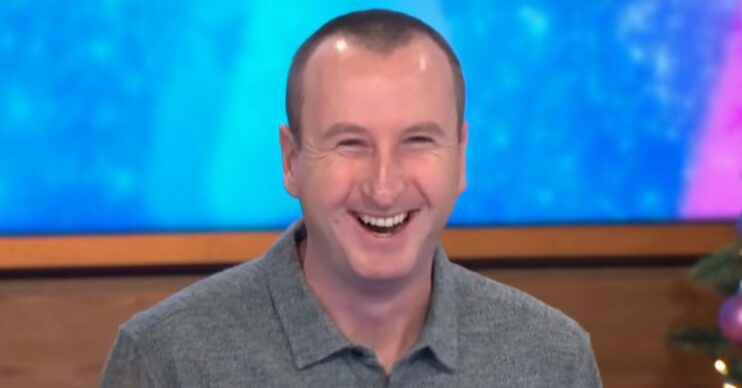 Andy Whyment smiling on Loose Women