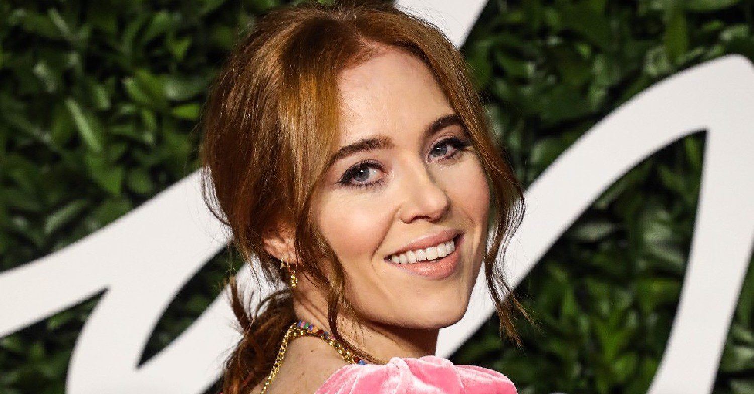 Angela Scanlon smiling at event