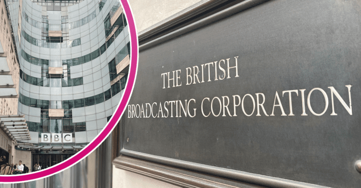 BBC office and sign outside building