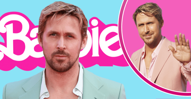Ryan Gosling as Ken in Barbie promo pictures