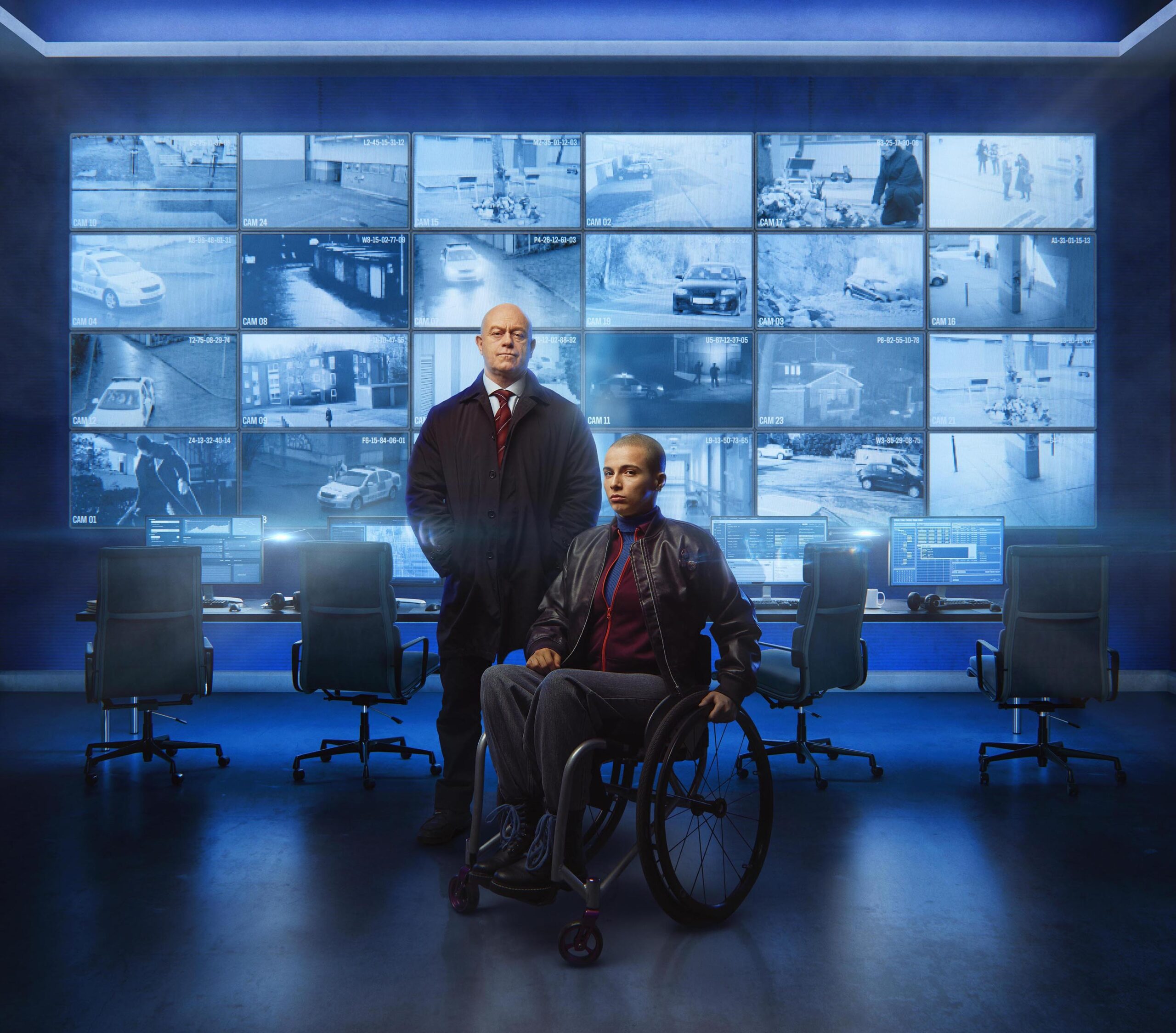 Blindspot promotional image of Ross Kemp and Beth Alsbury