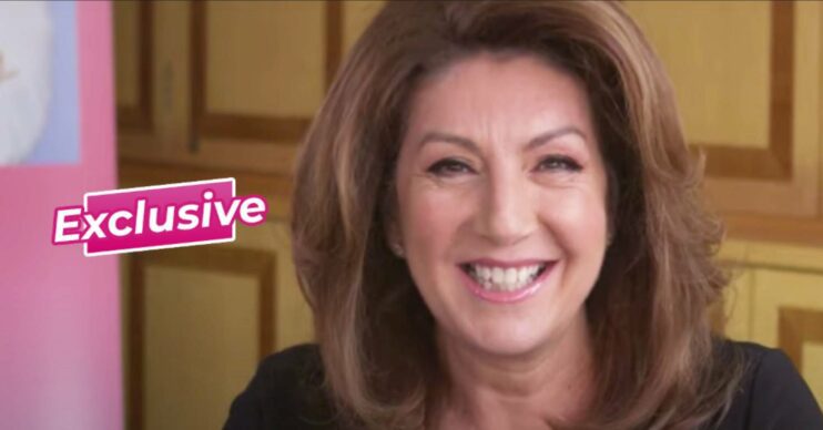 Celebrity Gogglebox star Jane McDonald beams widely