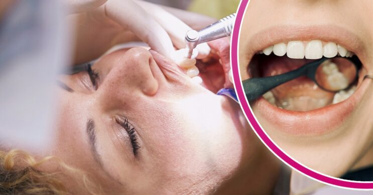 People getting their teeth checked at dental clinic