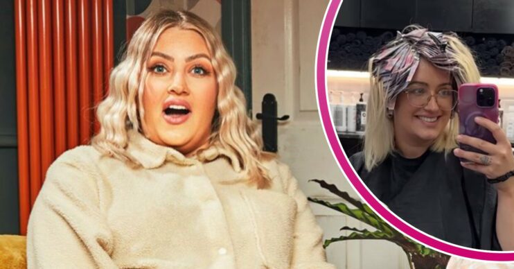 Ellie Warner on Gogglebox and selfie with foils in