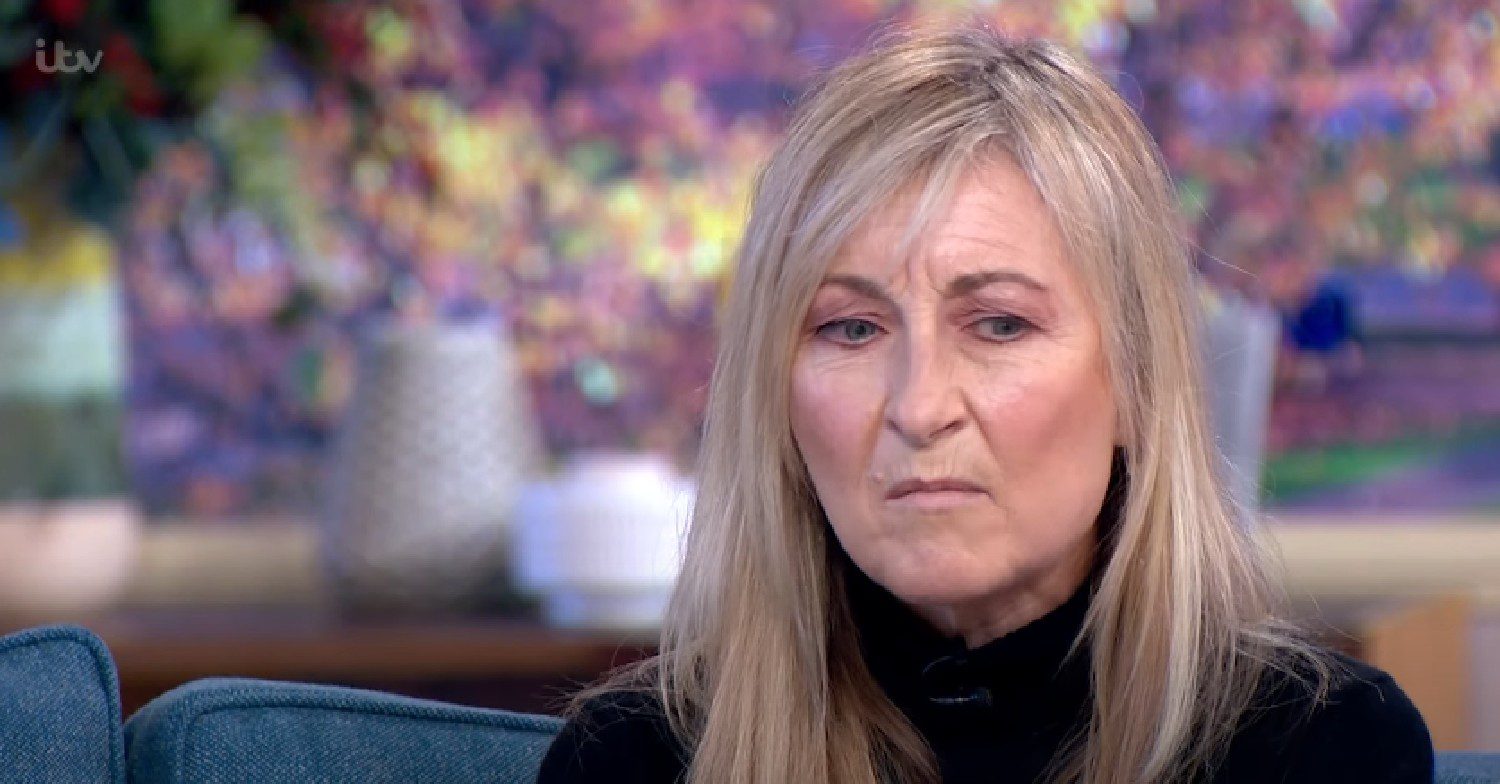 Fiona Phillip speaking on This Morning