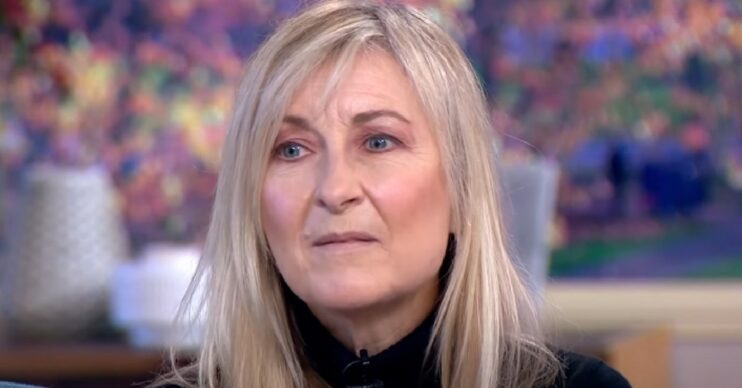 Fiona Phillips talking on This Morning