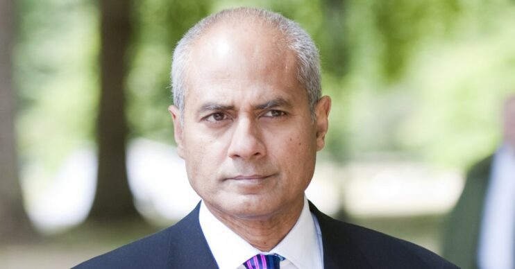 George Alagiah during outing