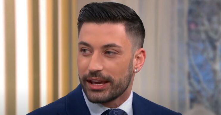 Strictly star Giovanni Pernice speaking on This Morning