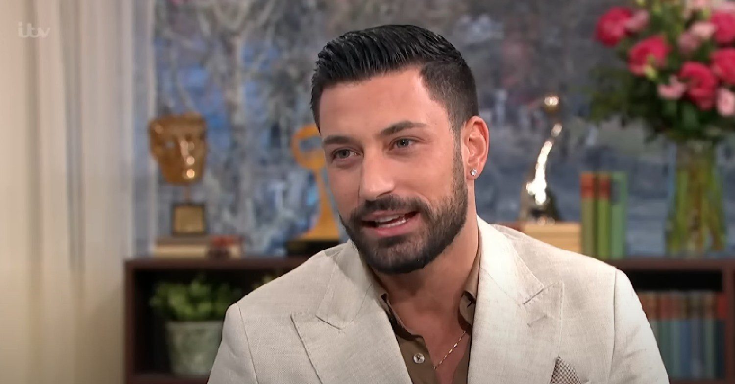 Giovanni Pernice speaking on This Morning