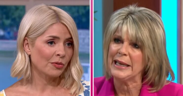 Holly Willoughby presenting This Morning and Ruth Langsford on Loose Women