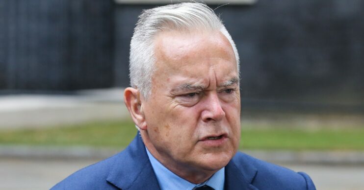 BBC presenter Huw Edwards looking concerned