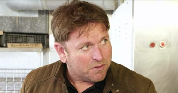James Martin appears concerned