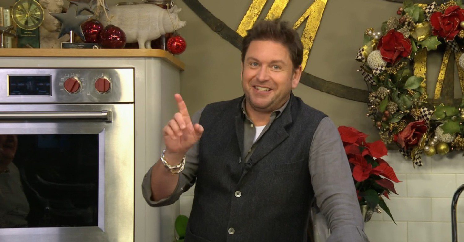 James Martin smiling on his Saturday Morning show