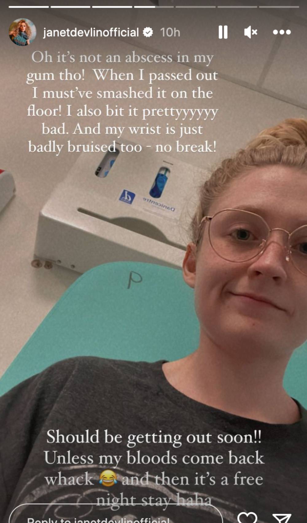 Janet Devlin gives update to Instagram fans
