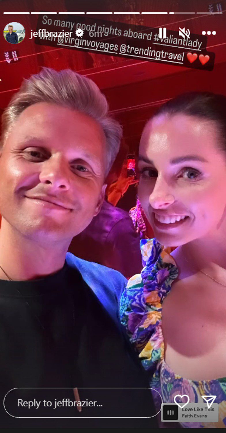 Jeff Brazier and Kate Dwyer selfie
