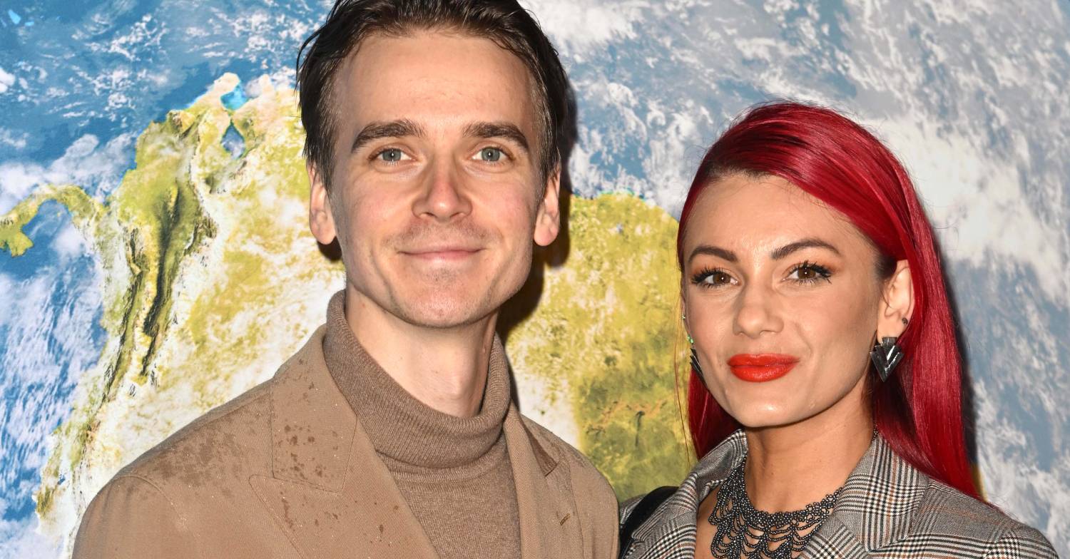 Joe Sugg and Strictly star Dianne Buswell pose for a photo