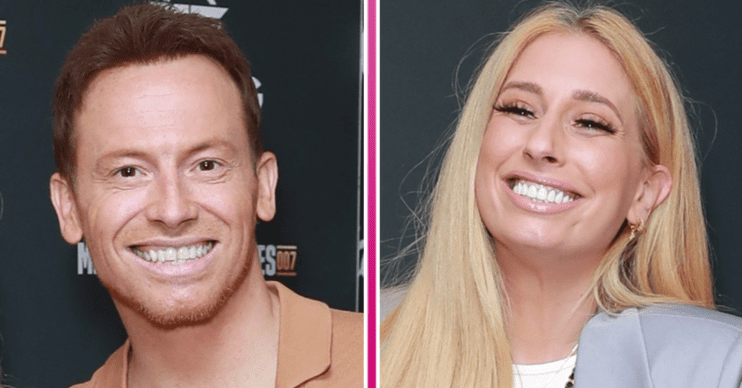 Joe Swash and Stacey Solomon smiling