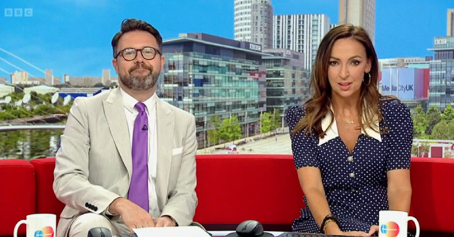 Jon Kay and Sally Nugent on BBC Breakfast today