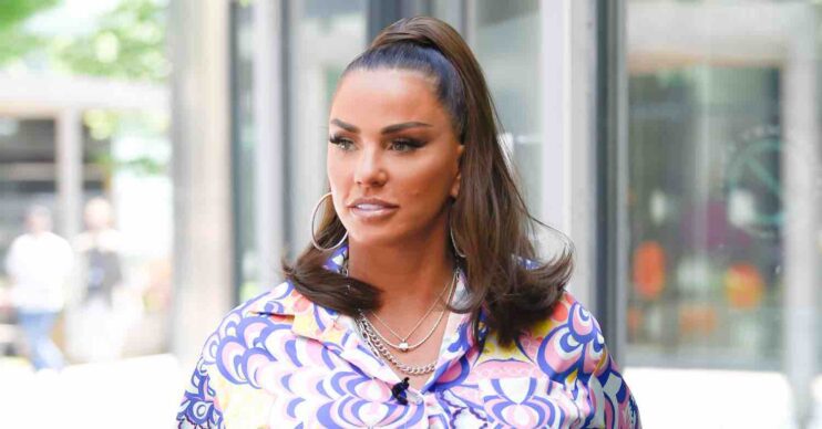 Katie Price outside