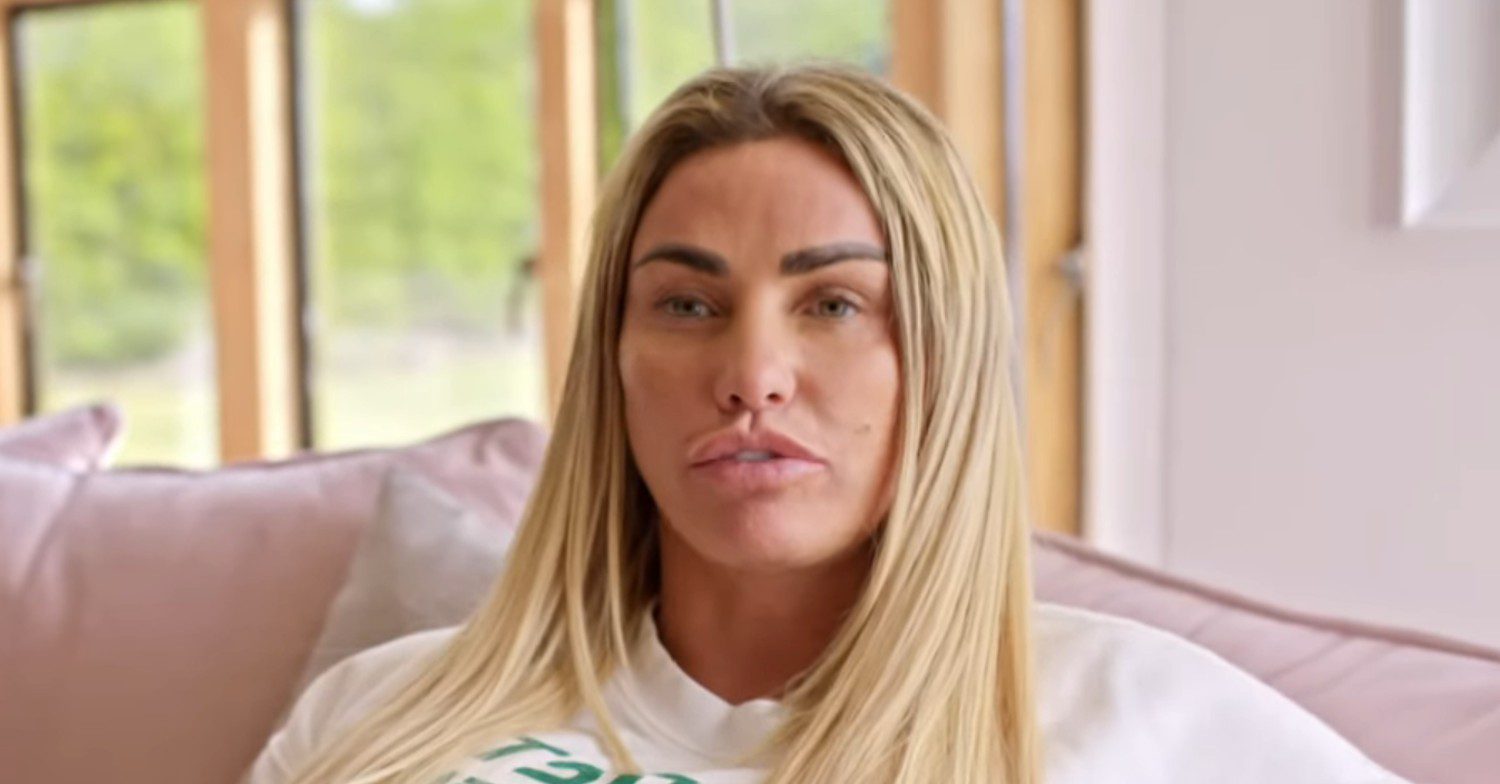 Katie Price speaking on documentary