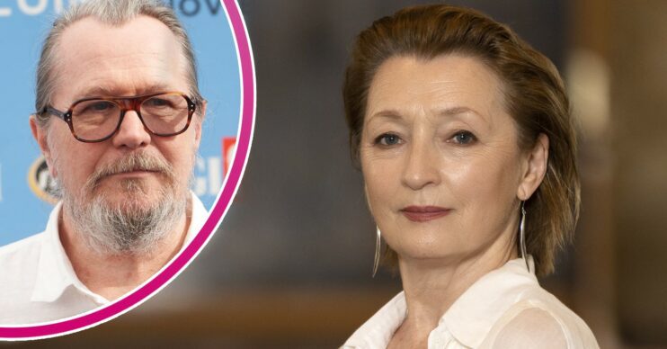Lesley Manville and ex husband Gary Oldman