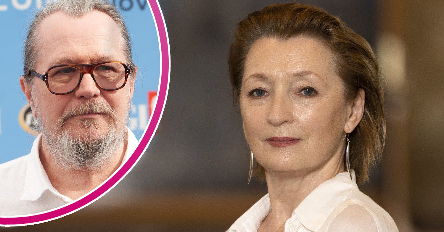 Lesley Manville and ex husband Gary Oldman