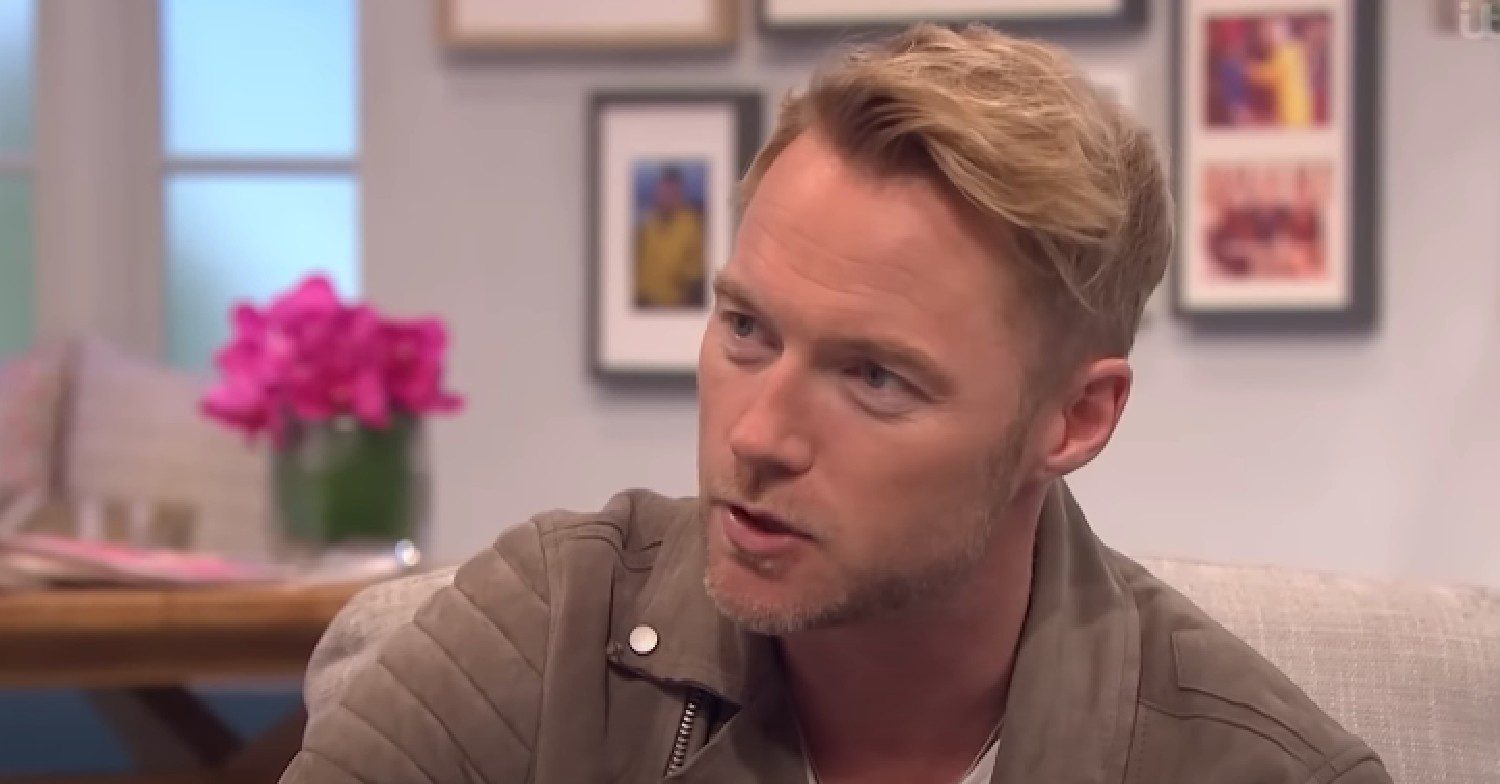 Ronan Keating speaking on Lorraine