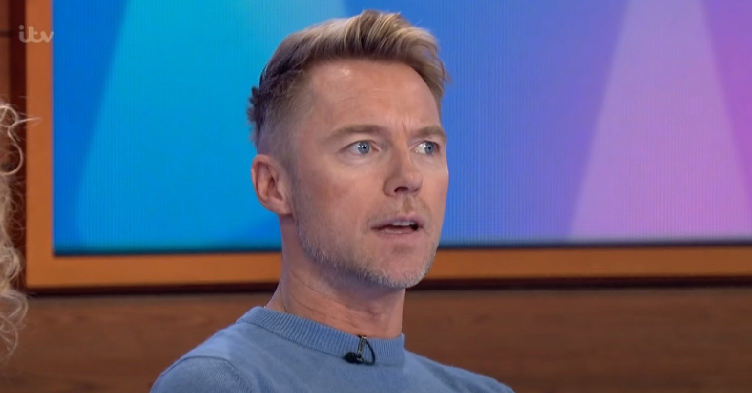 Ronan Keating talking on Loose Women