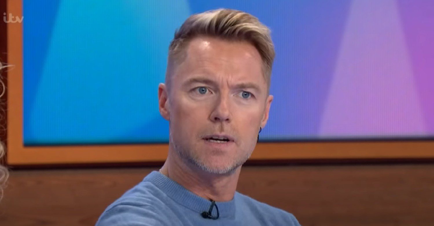 Ronan Keating speaking on Loose Women