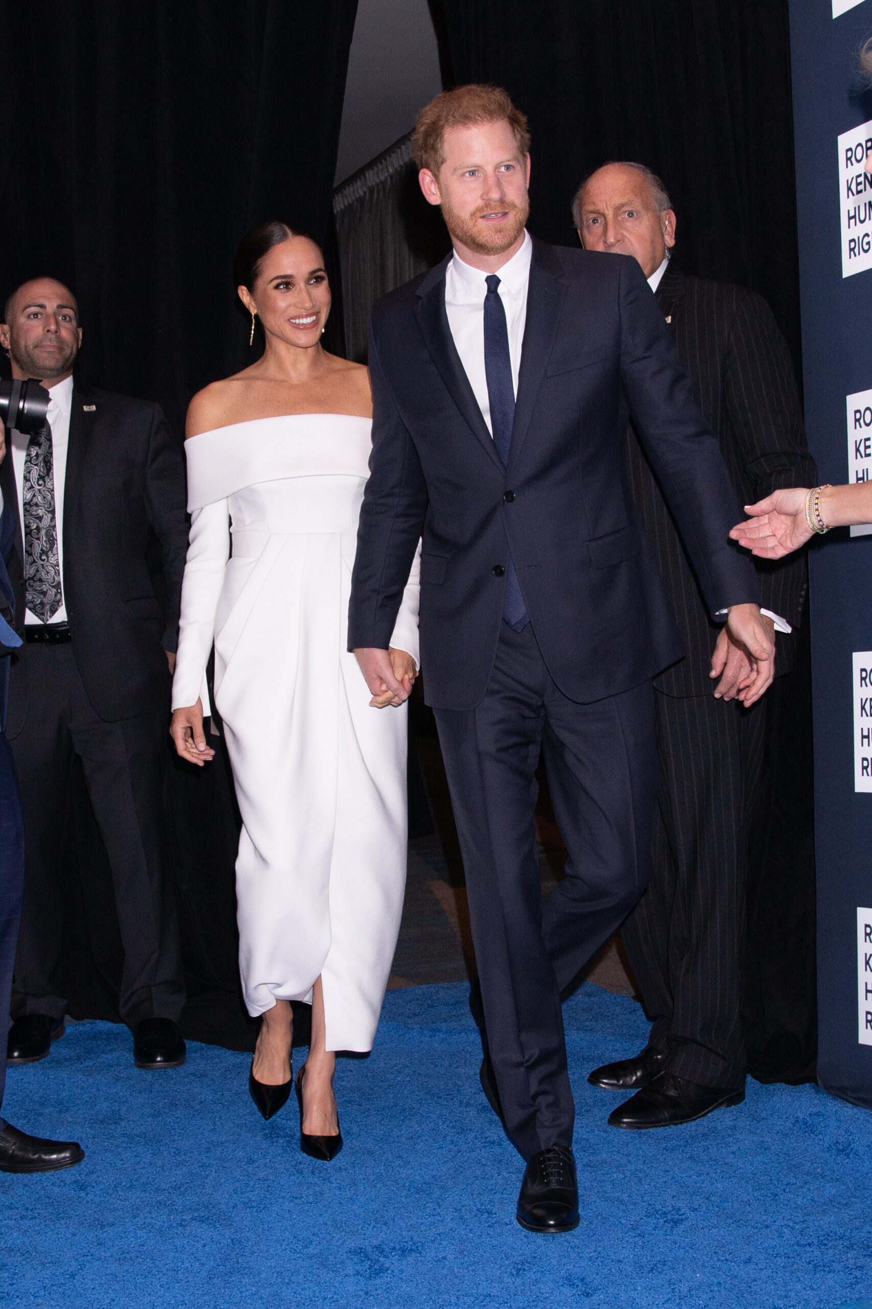 Meghan Markle and Prince Harry smiling 