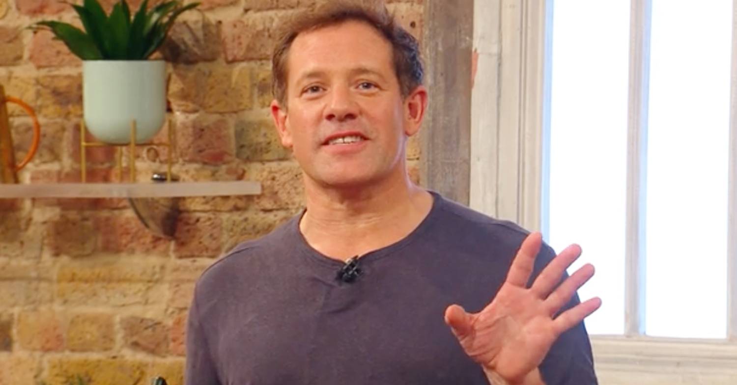 Saturday Kitchen host Matt Tebbutt smiles