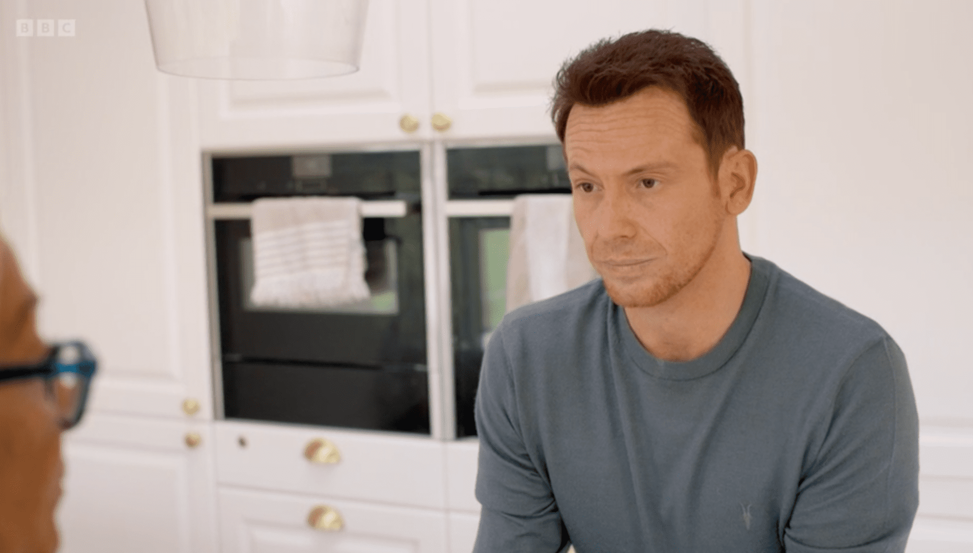 Joe Swash looking serious on his BBC documentary
