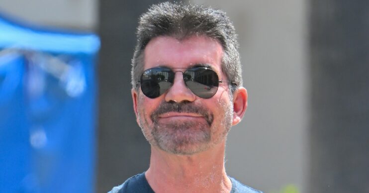 Simon Cowell with sunglasses on