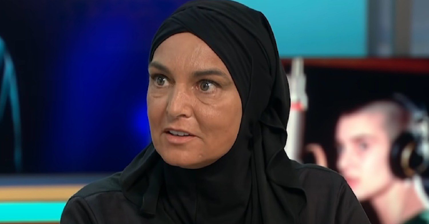 Sinead O'Connor appearing on GMB