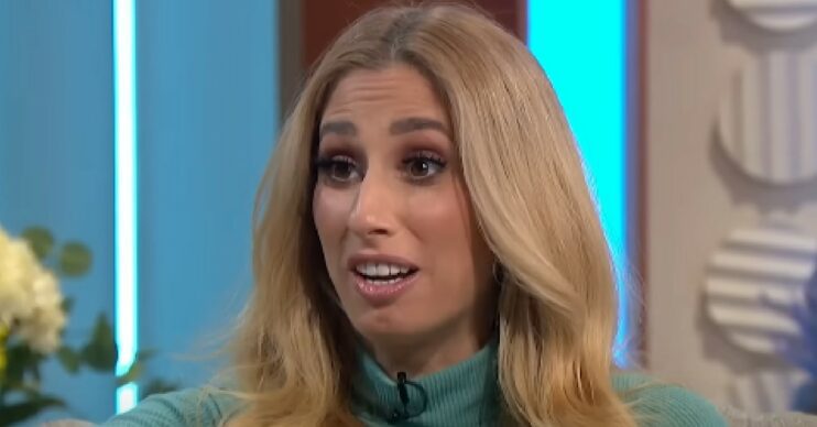Stacey Solomon talking on Lorraine