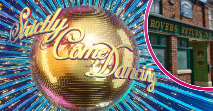 Strictly Come Dancing signs Coronation Street legend comp image of show logos