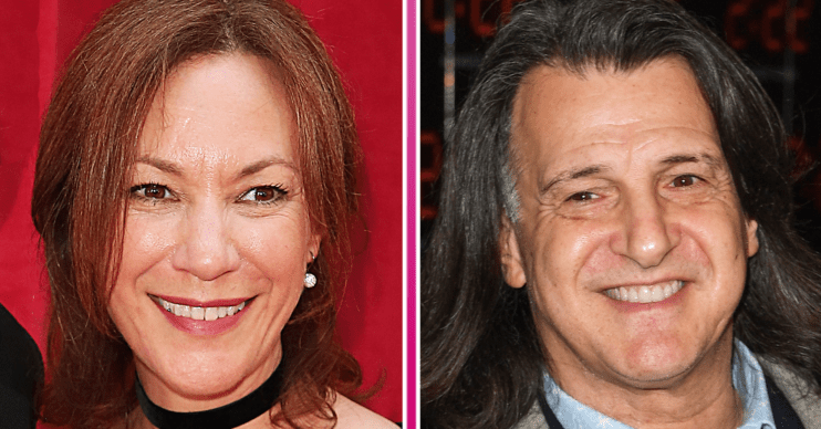 Tanya Franks and Scott Mitchell smiling